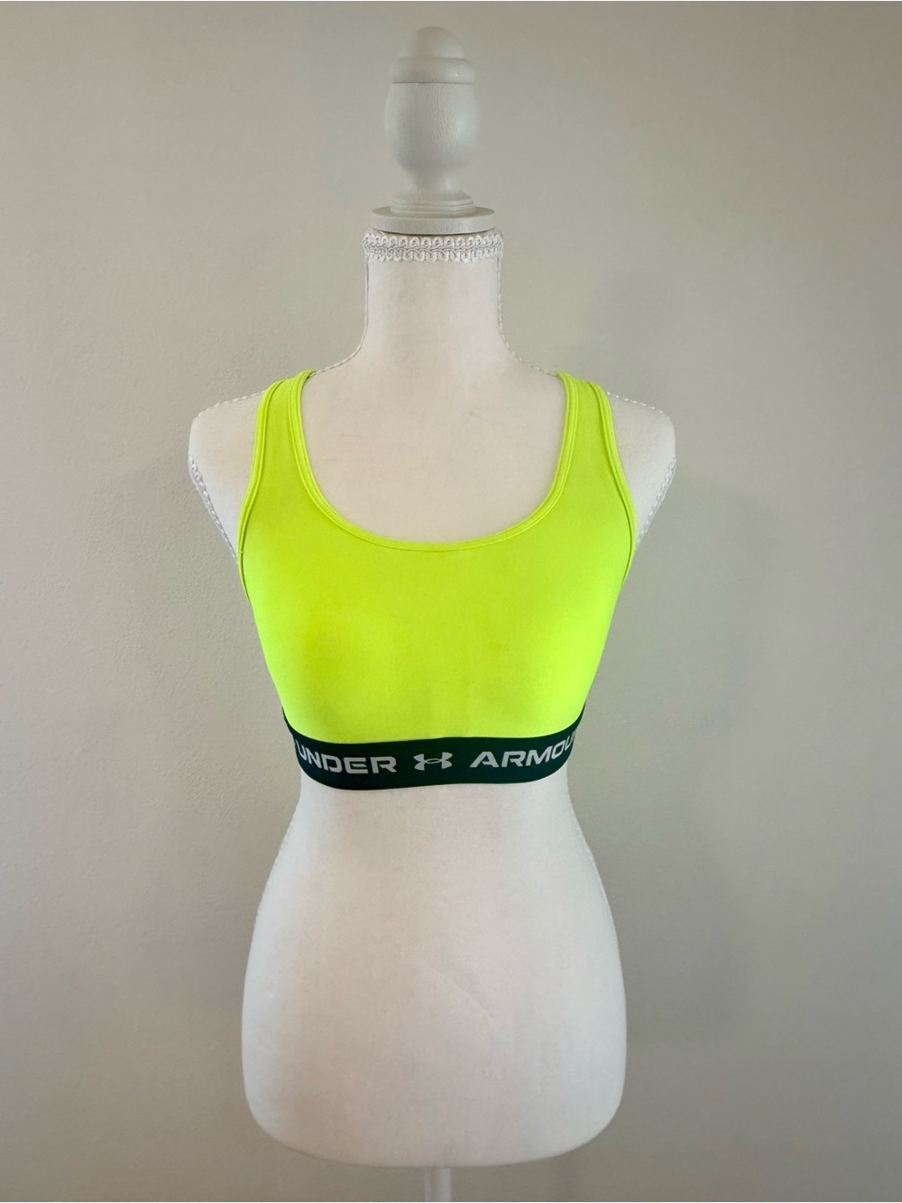 Under Armour Neon Lime Racerback Sports Bra
